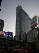 Mark City from the scramble crossing. In-game "Pork City"