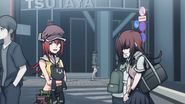 A distraught Eri (right) in The Animation