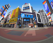 Battle background when fighting in the AMX district