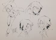 Concept artwork of Eiji in The Animation