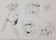 Concept artwork of Minamimoto in The Animation