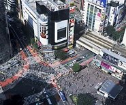 Japan-Tokyo-Shibuya.jpg (120 KB) An overhead view of the Scramble Crossing