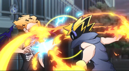 Neku using Pyrokinesis in Close Combat