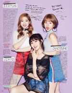 "Seventeen March 2018" Dahyun, Jihyo, & Chaeyoung