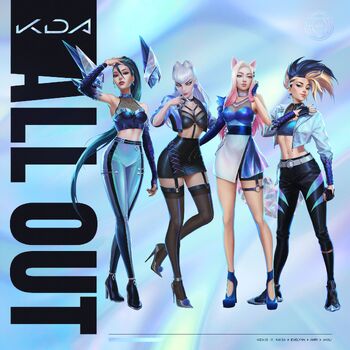 KDA ALL OUT digital album cover