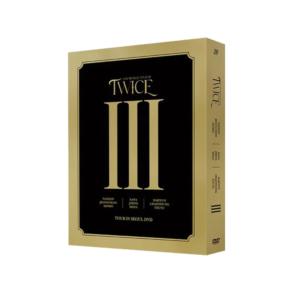 ソニーミュージック DVD TWICE 4TH WORLD TOUR 'Ⅲ' IN JAPAN(通常版)2枚組 店舗受取可