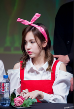 Mina at a fanmeeting