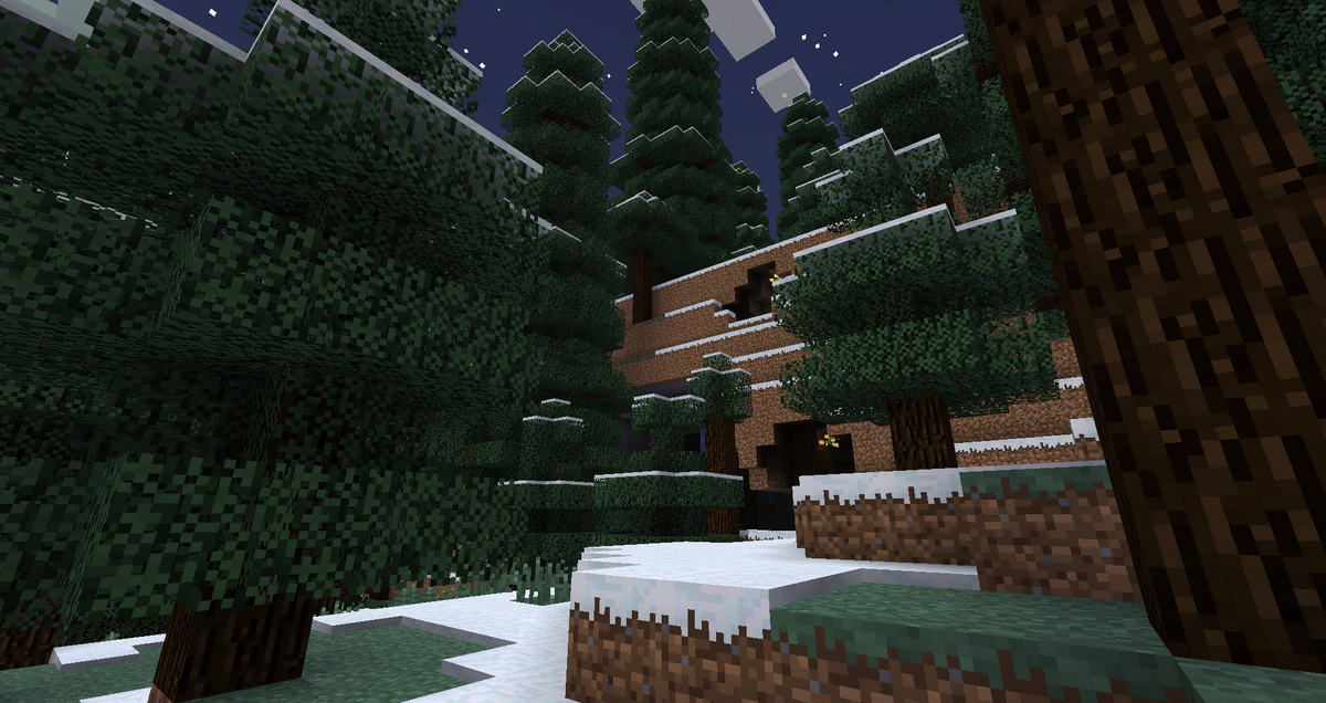 Карта еловый лес майнкрафт