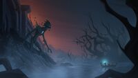 The bog woman awakens