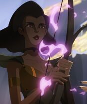 Empowering Thyra's bow
