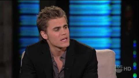 2-14-11 Paul Wesley (The Vampier Diaries) Does First Late Night Interview on Lopez Tonight
