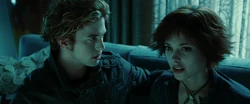 Alice seeing James's future.