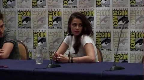 Breaking Dawn Part 2 Comic Con 2012 Panel 2 - Robert Pattinson, Kristen Stewart, Taylor Lautner