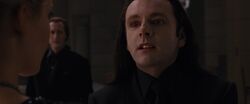 Aro reads Irina's mind.