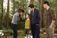 Bella, Renesmee, Edward and Jacob
