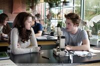 Bella and Edward in Biology