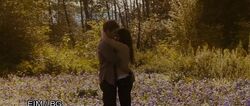 Bella and Edward in "their meadow" 