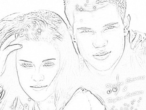 taylor lautner coloring pages to print