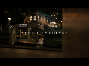 The Comedian title card