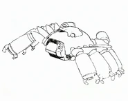 Sketch from the Detana!! TwinBee OST (rear view).