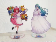Pastel and Princess Melora as acrylic stands