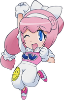 wearing a Pastel outfit.