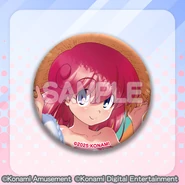 Can Badge of Pastel using one of the artworks from Bombergirl in her swimsuit.