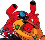 Mecha-Crab artwork from the Detana!! TwinBee instruction booklet.