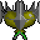 With the weak spot covered in TwinBee. (arcade)