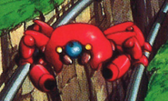 Mecha-Crab as seen in the box art of Detana!! TwinBee.
