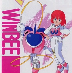 TWINBEE Rainbow bell Adventures Model Kit Winbee Plum