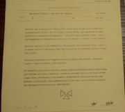 A report concerning Margaret's childhood disappearance