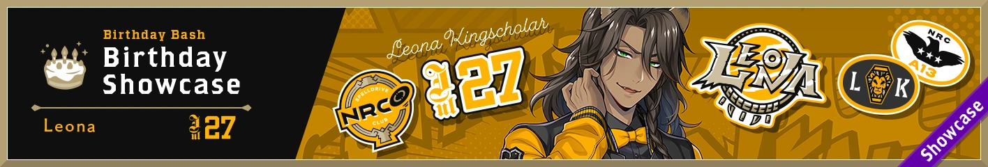 Banner Leona Birthday Jacket Showcase