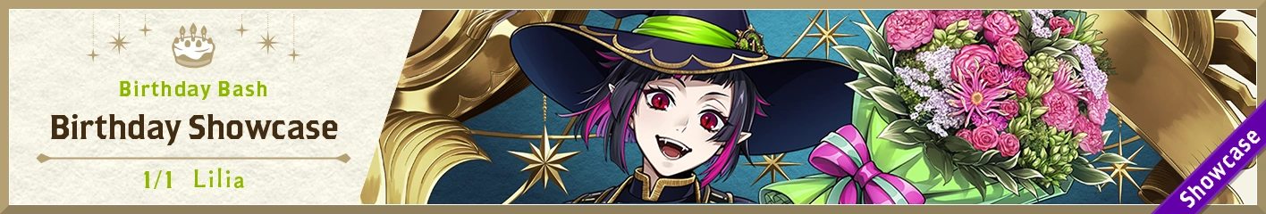 Banner Lilia Birthday Bloom Showcase