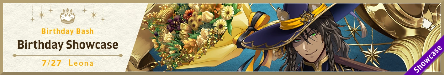 Banner Leona Birthday Bloom Showcase