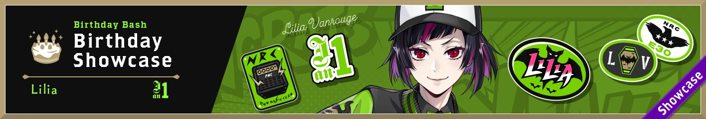 Banner Lilia Birthday Jacket Showcase