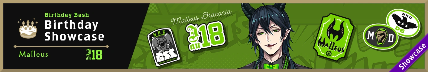 Banner Malleus Birthday Jacket Showcase