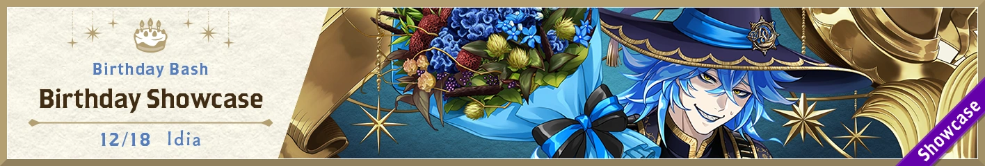 Banner Idia Birthday Bloom Showcase