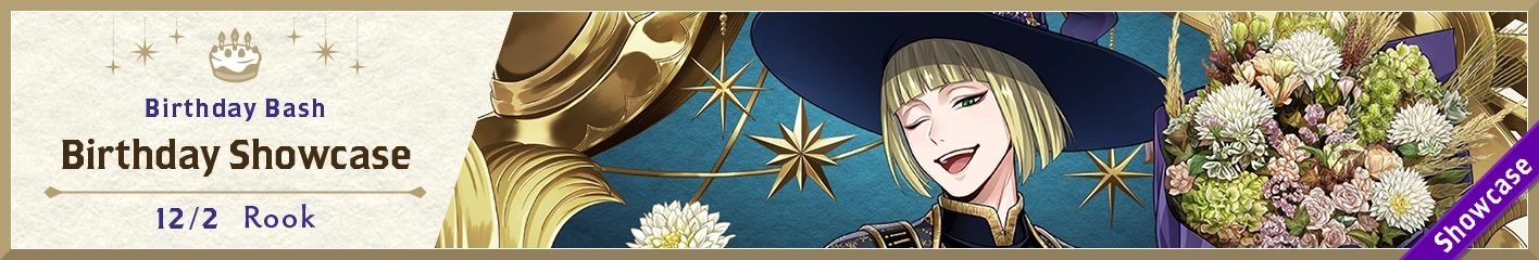 Banner Rook Birthday Bloom Showcase