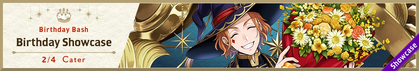 Banner Cater Birthday Bloom Showcase