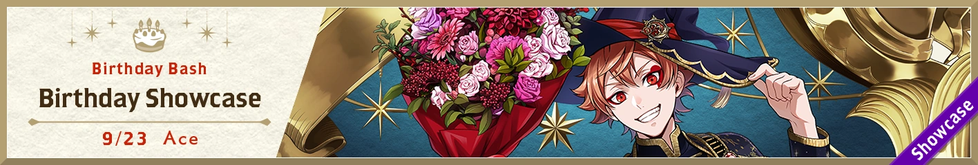 Banner Ace Birthday Bloom Showcase