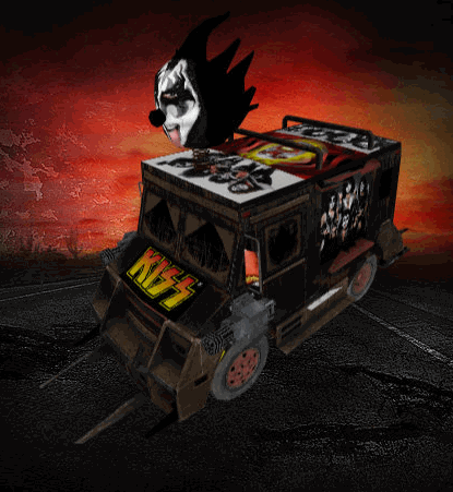 Image tagged in twisted metal,ps1,collection,sweet tooth - Imgflip