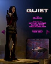 Choose Your Fighter by Peacock featuring Quiet.[3]