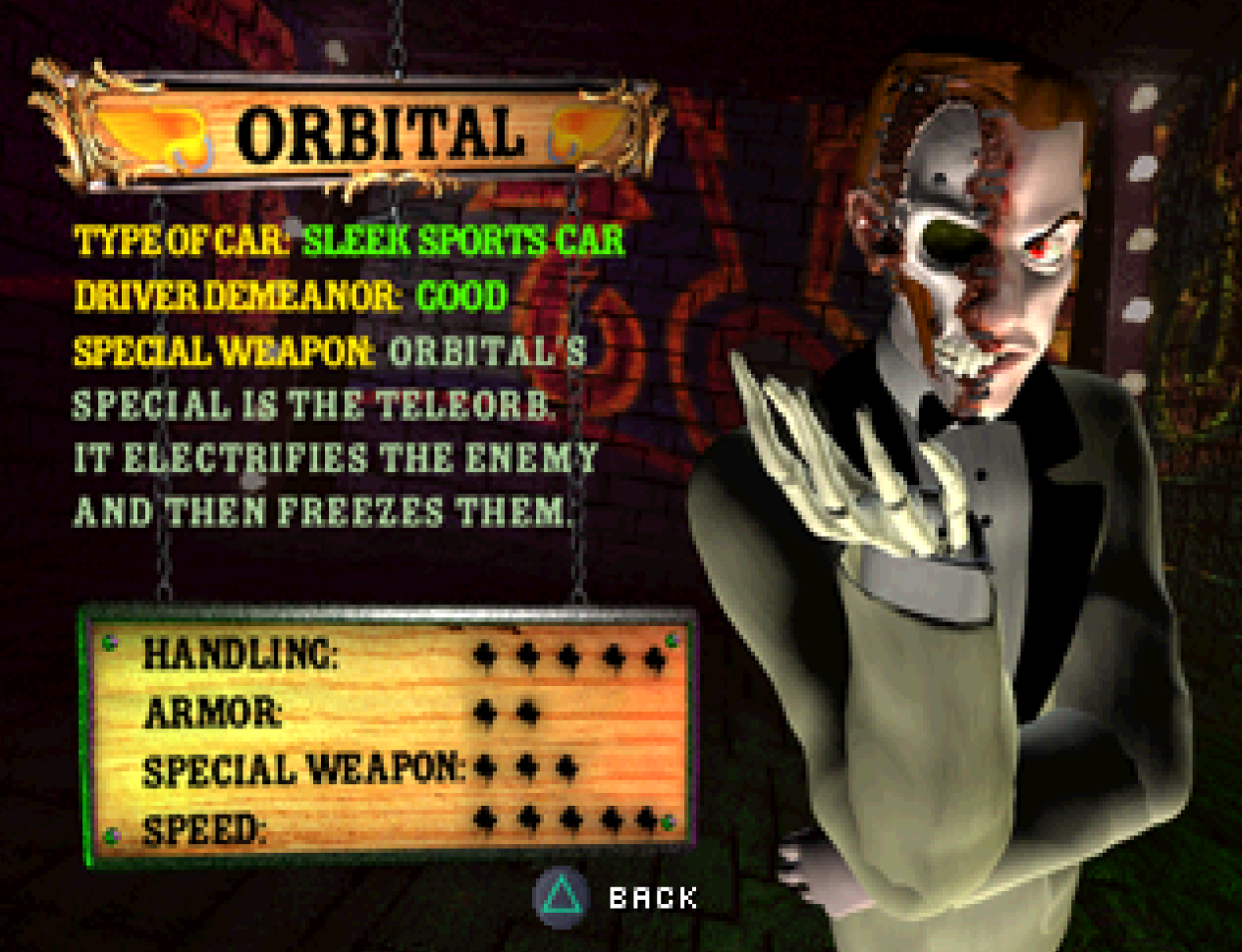 Twisted Metal 4 - Carros e especial de todos os chefes 