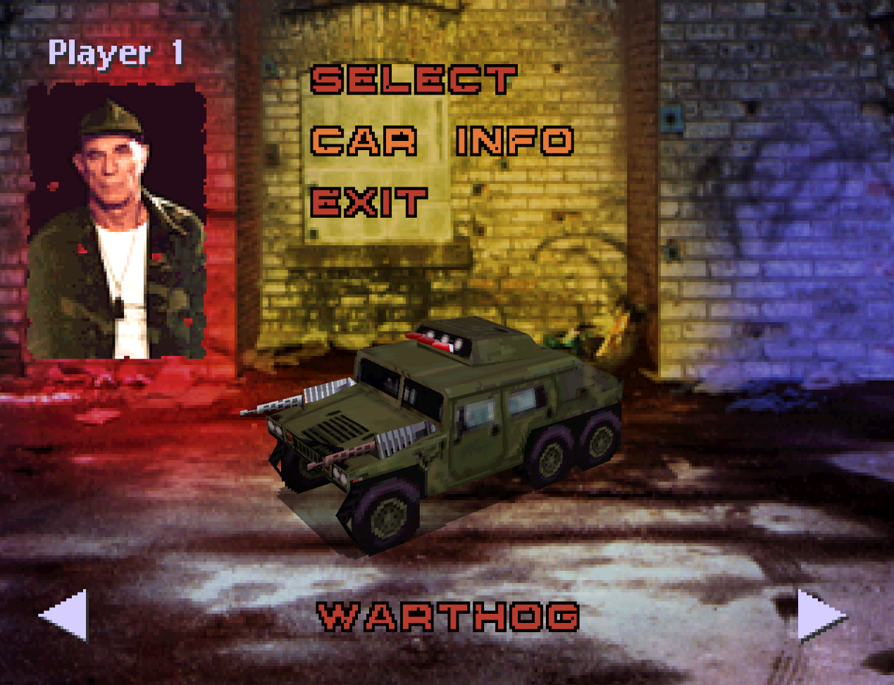 Warthog (Twisted Metal 2), Twisted Metal Vehicles