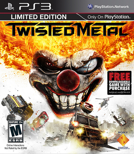 Twisted Metal PS3 Gameplay - Endurance Battle - Black Rock Stadium