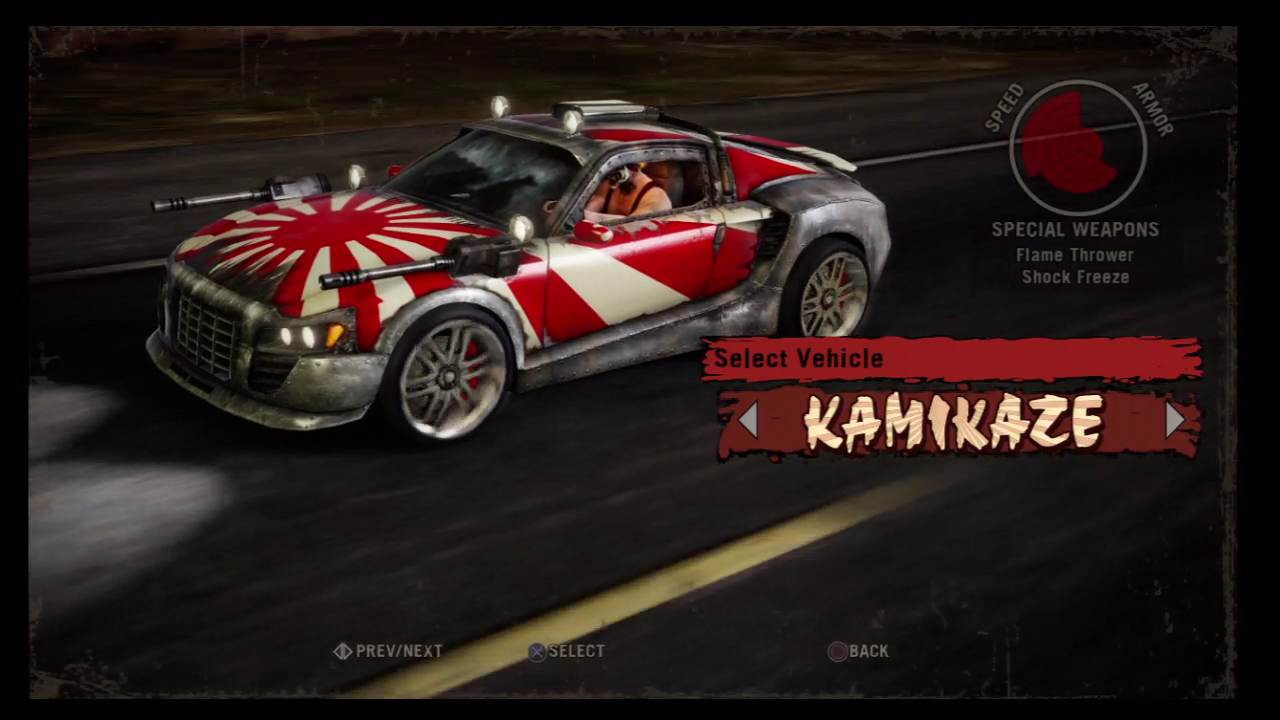 Twisted Metal Modo História #9- A Race To Battle : Kamikaze 