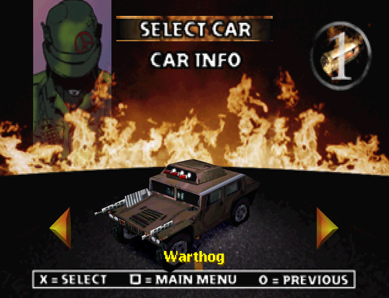 Warthog (Twisted Metal 2), Twisted Metal Vehicles