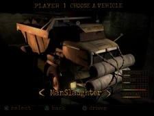 TMBManslaughter.png (811 KB) ManSlaughter in the car selection screen.