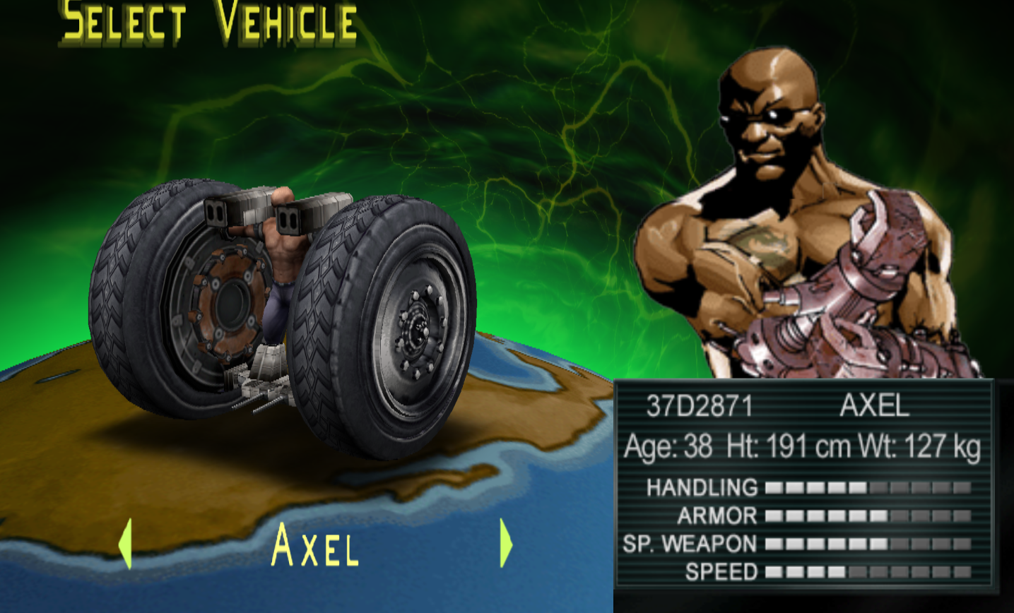 Axel, Twisted Metal Wiki